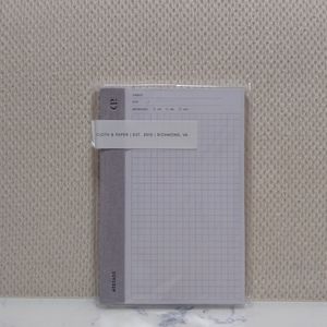 Cloth and Paper Left Bound Message Notepad CP Petite
